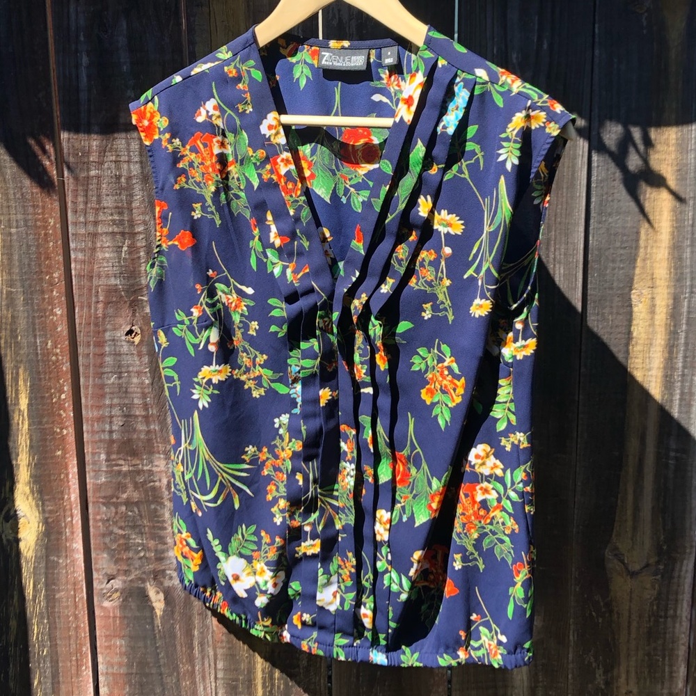 New York and Company - Floral Printed Blouse - S